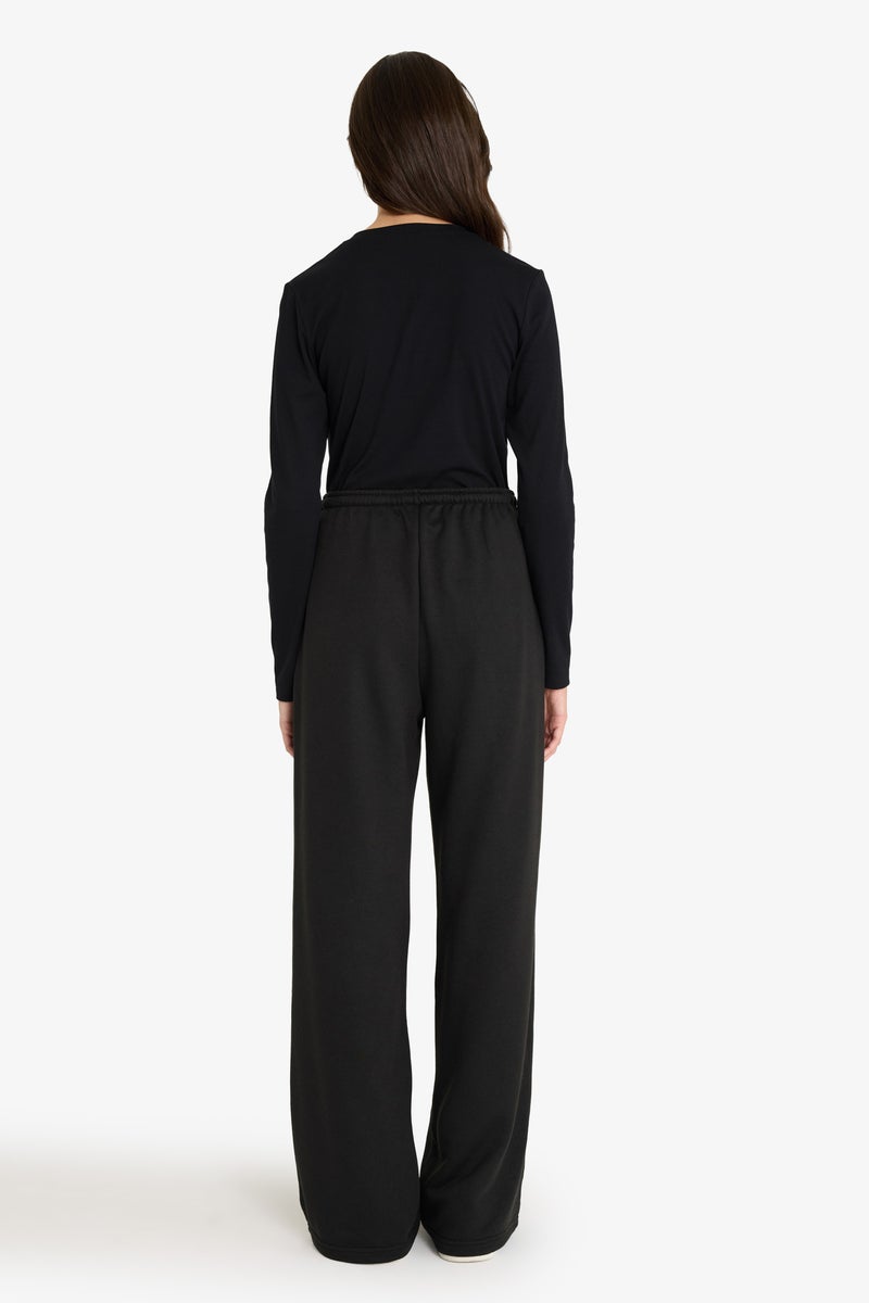 ديفاكتو بنطلون سويت بانتس بيزك سادة قصة مستقيمة - Image 5